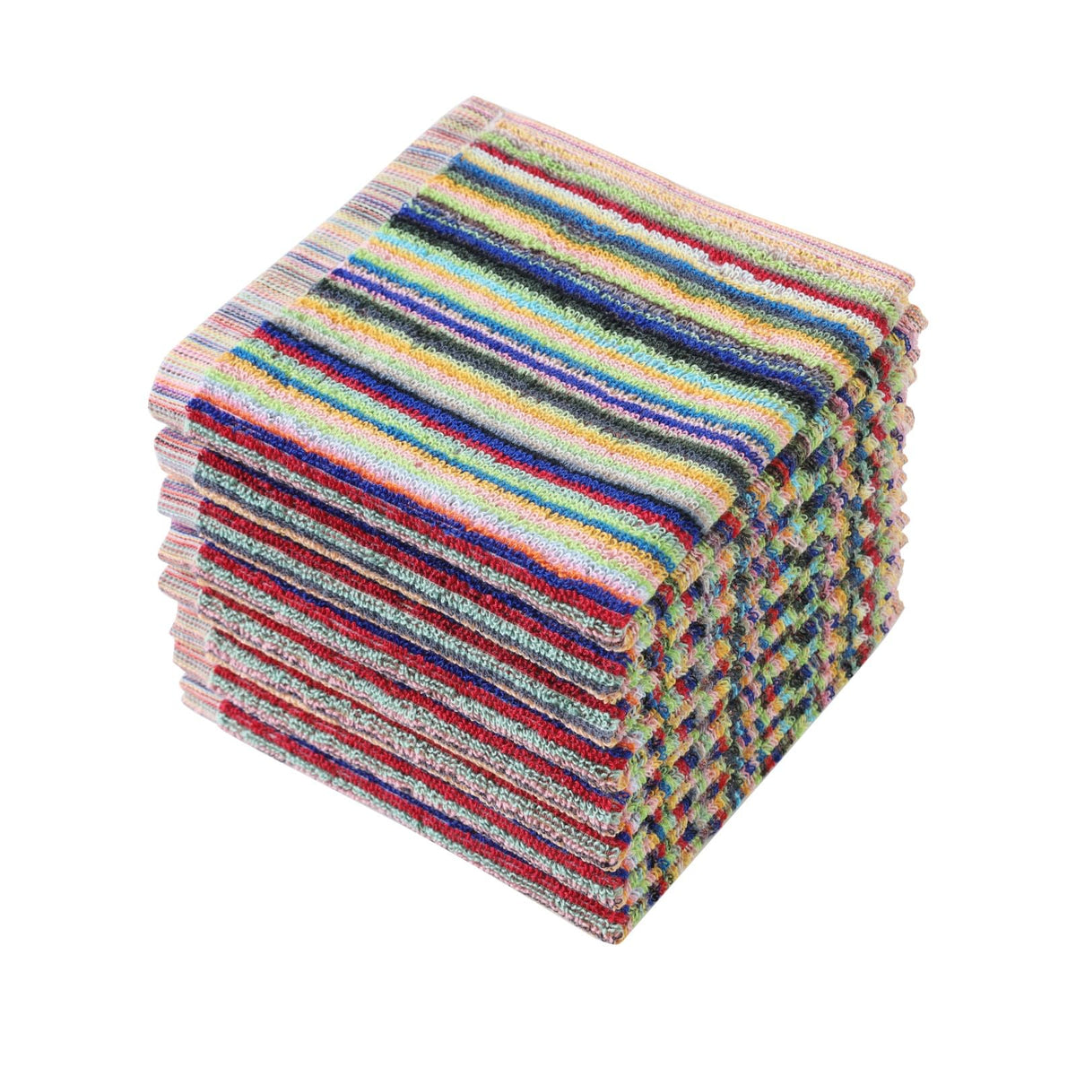 Oeleky Kitchen Dish Cloths for Washing Dishes, 100% Cotton Dishcloths