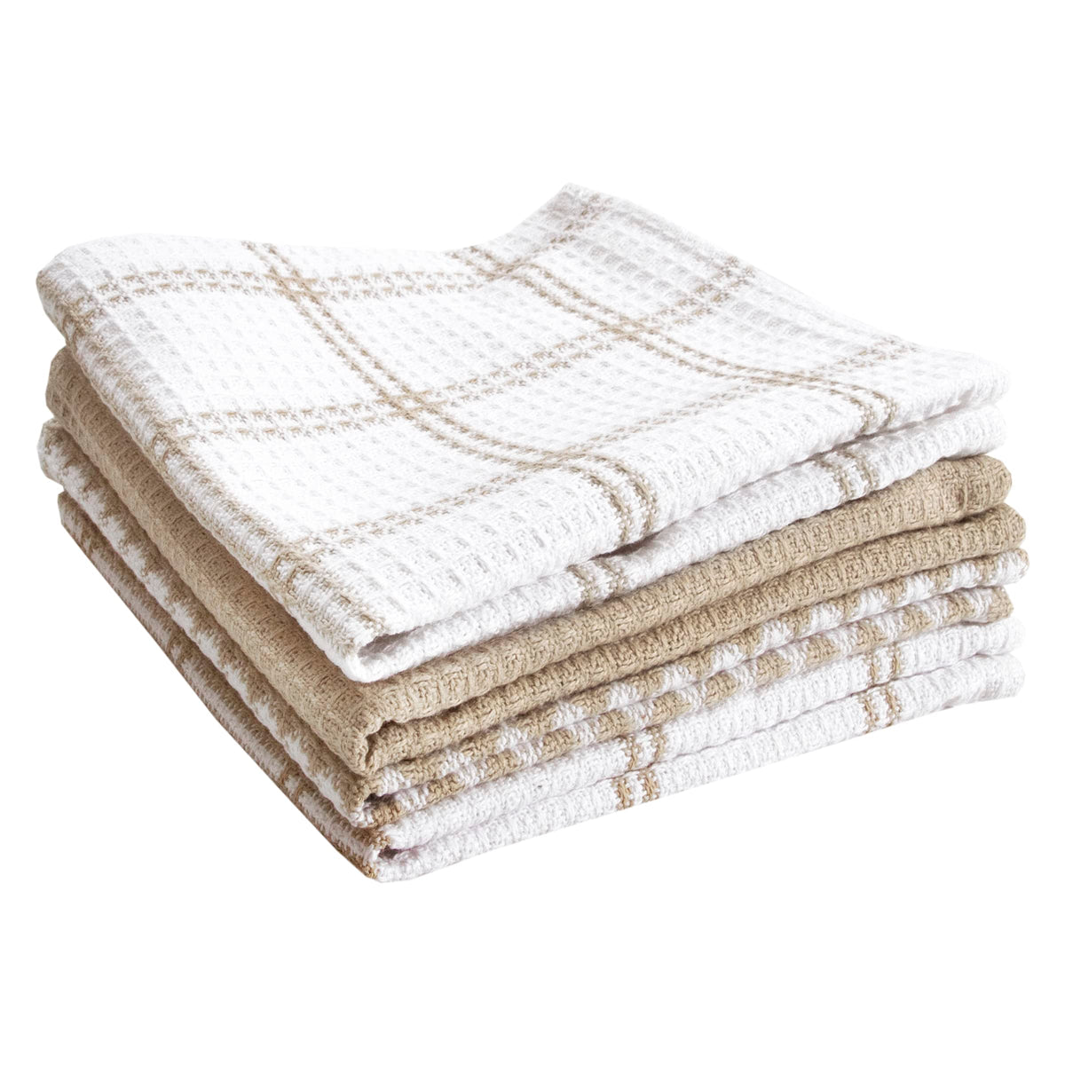 T-Fal Premium Waffle Dish Cloths: Highly Absorbent, Super Soft Long Lasting - 100% Cotton, 12"x13" Towel for Cleaning & Drying, (4-Pack), Cool