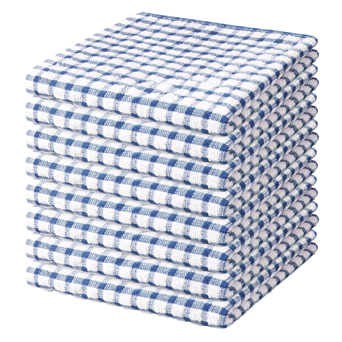 Nialnant 8 Pcs Kitchen Dish Rags,100% Cotton Soft Absorbent