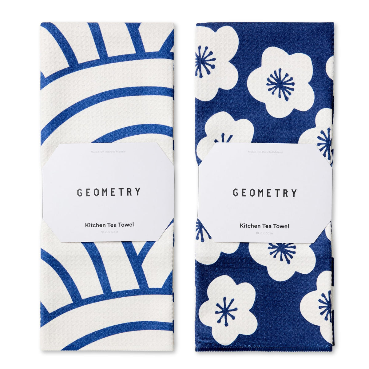 GEOMETRY Kitchen Dish Cloths - Quick Dry Dishcloths for Kitchen - Premium Dish Rags with Geoweave - 3-Pieces Autumn Checkers