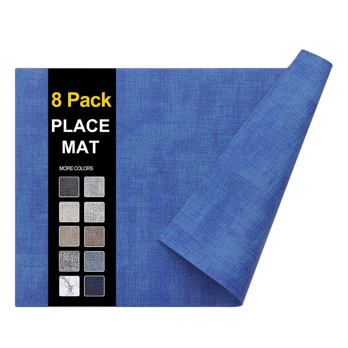 homing Faux Leather Heat Resistant Placemats 6 Packs