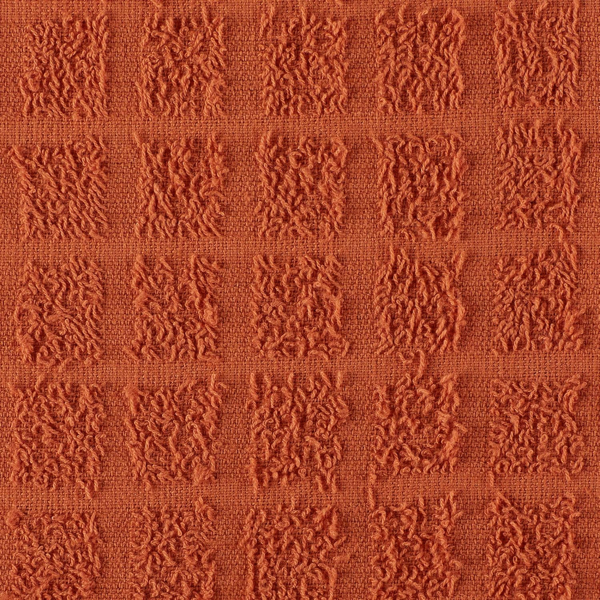 DII Basic Terry Collection Solid Windowpane Dishcloth Set, 12x12, Spice, 6 Piece