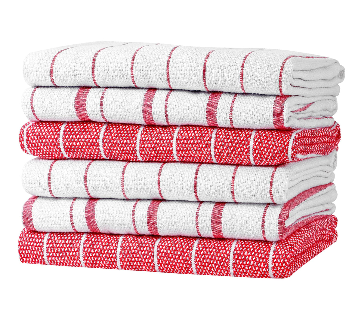 Zeppoli Classic Dish Towels - 15 Pack - 14" by 25" - 100% Cotton Kitchen Towels - Reusable Bulk Cleaning Cloths - Blue Hand Towels - Super Absorbent - Machine Washable