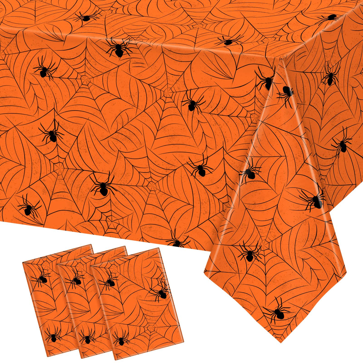 3 Pack Halloween Tablecloth Rectangular Table Halloween Party Decorations