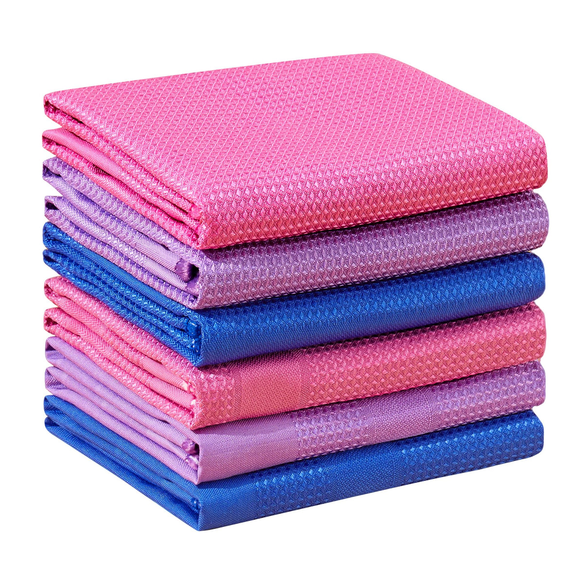 JOYMOOP Microfiber Cleaning Cloth, 18 Piece Set, Small, Multi Color