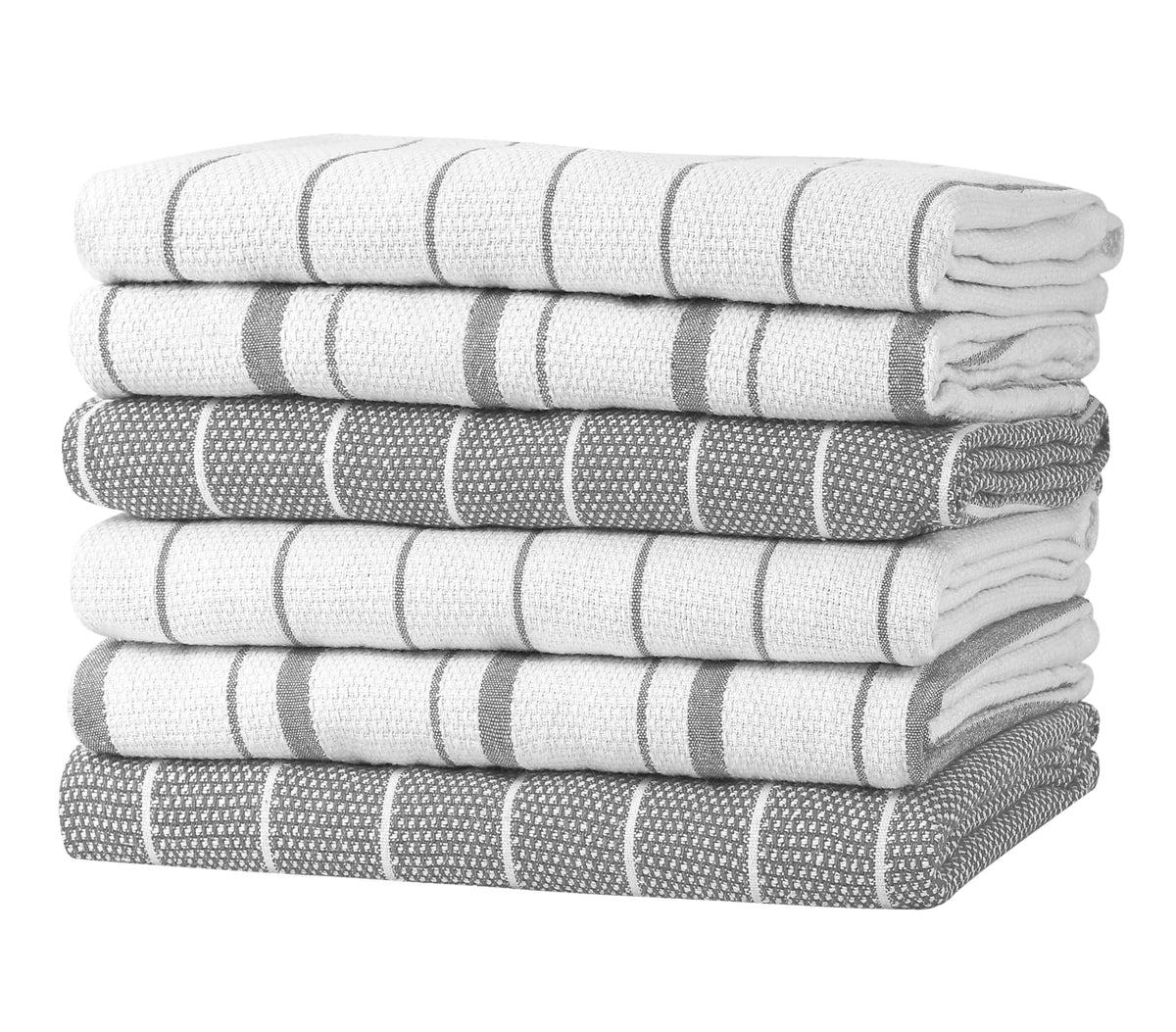Zeppoli Classic Dish Towels - 15 Pack - 14" by 25" - 100% Cotton Kitchen Towels - Reusable Bulk Cleaning Cloths - Blue Hand Towels - Super Absorbent - Machine Washable